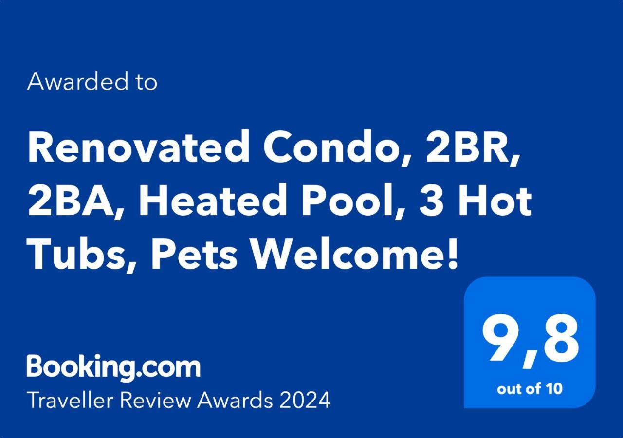 Renovated Condo, 2Br, 2Ba, Heated Pool, 3 Hot Tubs, Pets Welcome! Canmore Exterior foto